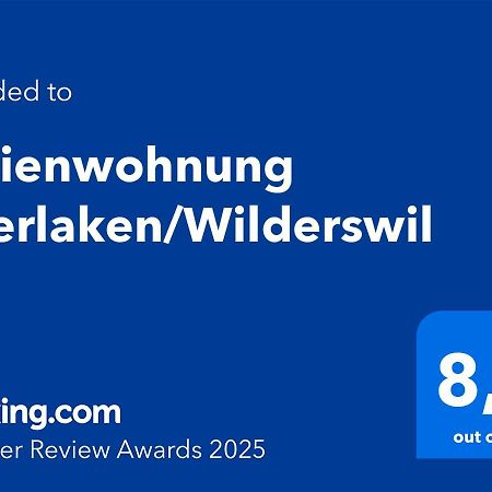 Ferienwohnung Interlaken/Wilderswil Eksteriør bilde